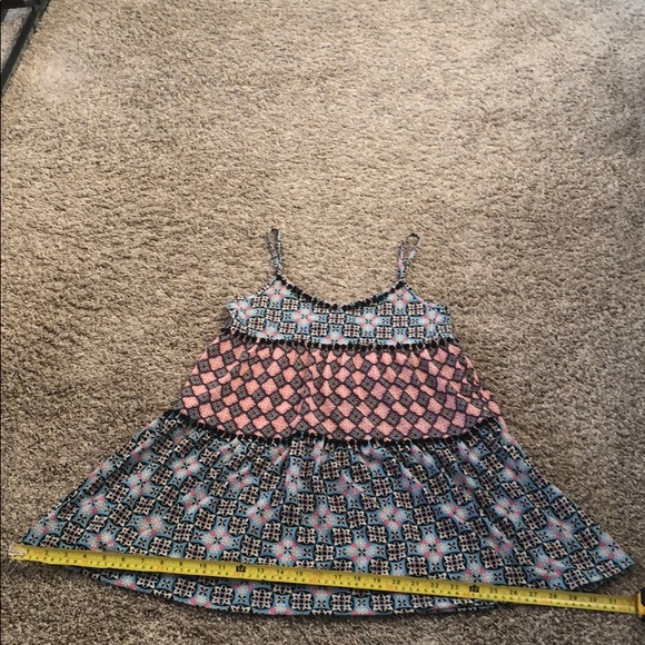 SOLD Topshop pom pom mini dress floral sz2 like new - Picture 7 of 8